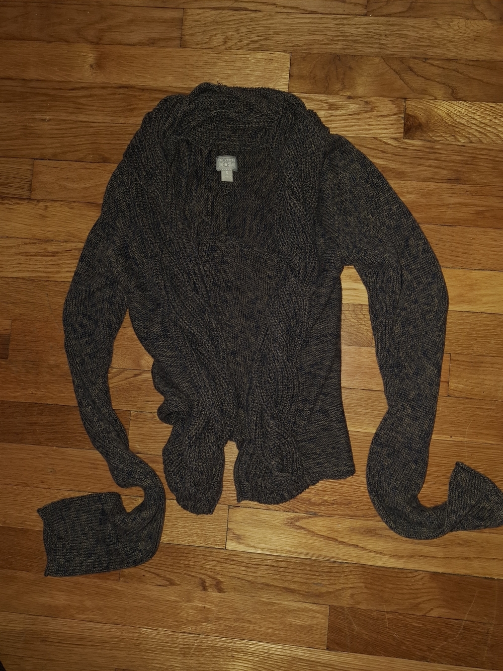 Converse Cable Knit Cardigan
